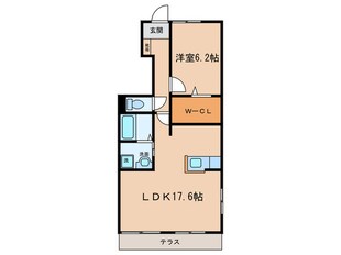 プレシャス西伏屋の物件間取画像